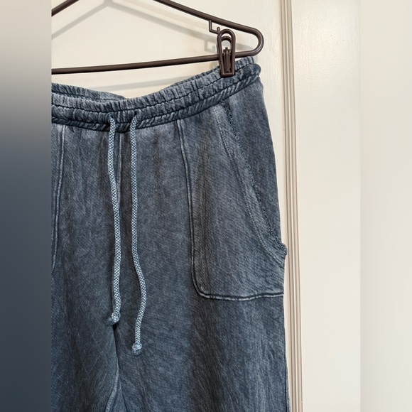 Three Bird Nest Grey Blue Wide-Leg Pants - Picture 4 of 5